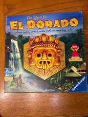 The Quest For El Dorado Board Game Ravensburger 2017 100% Complete