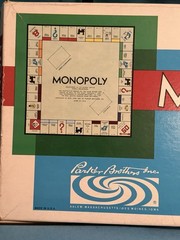 1961 Monopoly Game by Parker Brothers Complete Very Good Condition vintage