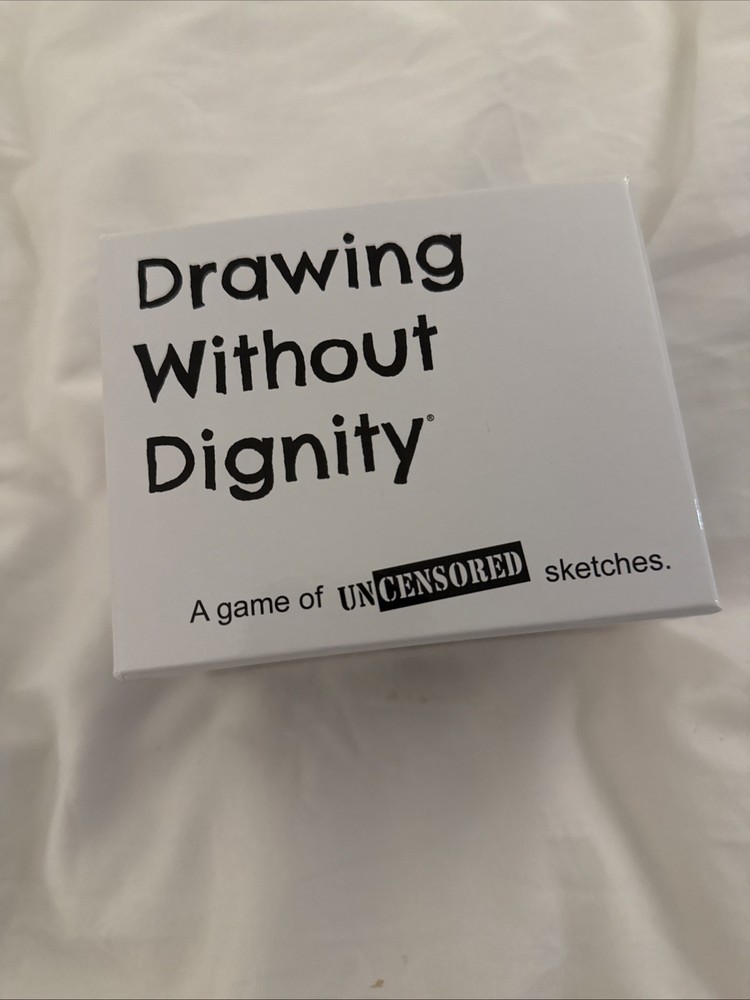 Drawing Without Dignity A Game of Uncensored Sketches Adult New Factory Sealed