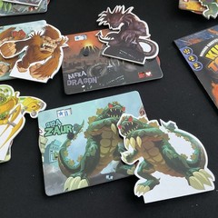 King of Tokyo Board Game with Halloween & Power Up! Expansions & Promo Monsters