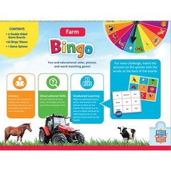 MasterPieces – Farm Bingo Game for Kids
