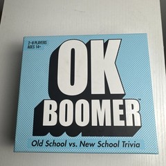New/Sealed Pressman Toy OK Boomer: Old School Vs New School Trivia Game Goliath