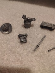 2013 Monopoly ~ Walking Dead Survival Edition ~ Replacement Parts ~ 6 x Tokens