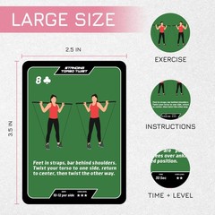 BREAKING LIMITS Pilates Workout Cards Deck – Body Weight Exercise Cards for H…