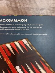Ridley’s Backgammon Set Ancient Game of Wit & Chance (New / 2018) Games Den