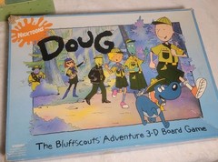Doug – “The Bluffscouts’ Adventure” 3-D Boardgame by Parker Brothers For Parts