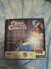Raise Your Goblets Board Game 2016 CMON Horrible Games 100% COMPLETE