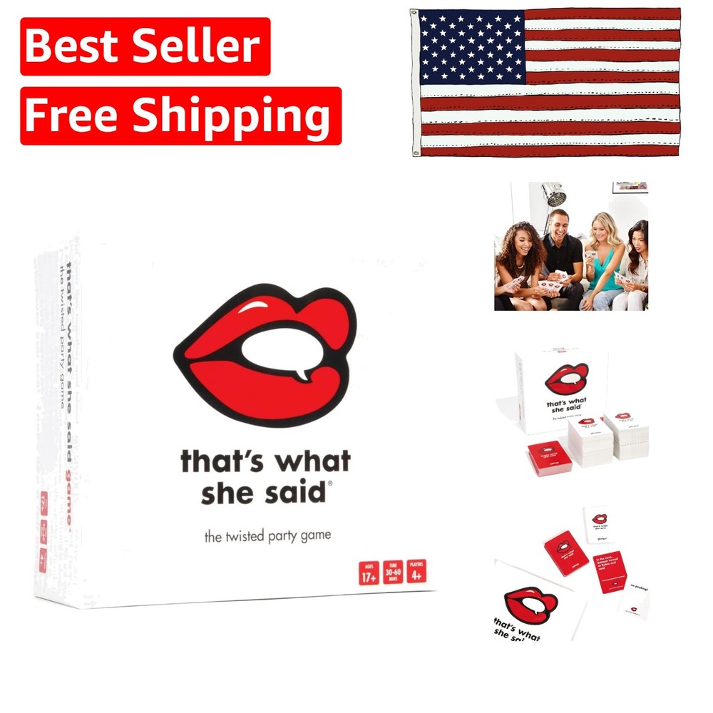 Handmade That’s What She Said Game – Perfect Entertainment for Parties