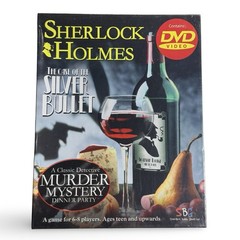 Sherlock Holmes Silver Bullet Murder Mystery Dinner Party Game DVD NEW Sealed