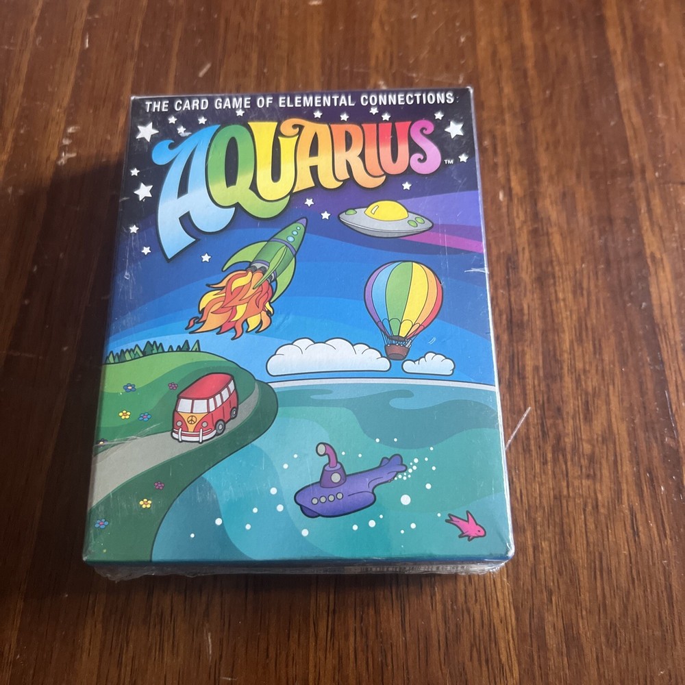 Aquarius v2.0 The Card Game of Elemental Connections Looney Labs – Sealed