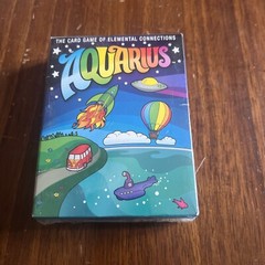Aquarius v2.0 The Card Game of Elemental Connections Looney Labs – Sealed
