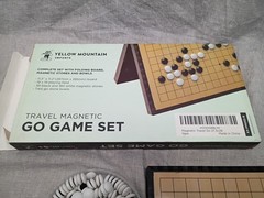 Go Game Set Yellow Mountain Imports 11″ Travel Magnetic 19 X 19