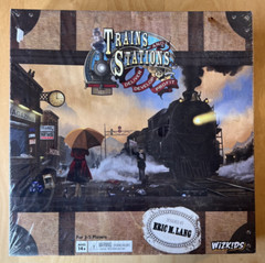 Trains And Stations Board Game Deliver Develop Profit 2013 Wizkids NECA Sealed !