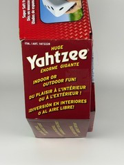 Huge Yahtzee Giant Dice Game Set, Outdoor/Indoor, Lawn Yard, Family Party Fun