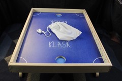 KLASK Magnetic Tabletop Board Game Wood Party Skill Game Extra Magnets Case Box