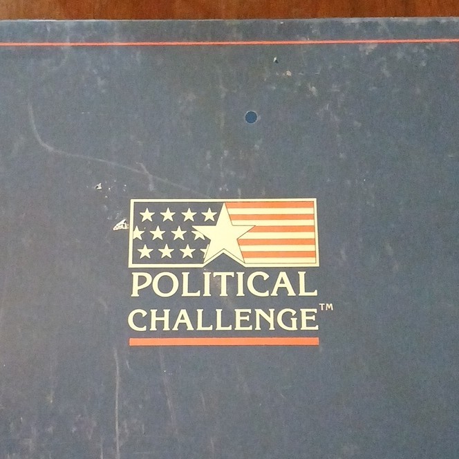 Political Challenge Board Game, Politics Theme, Ages 12+, 2 Players