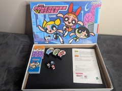 The Powerpuff Girls Saving The World Before Bedtime 2000 MB Vintage Board Game.