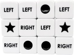 Ahoper Right Left Center Dice Only 12 Dices Prime Dice Game