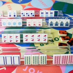 Premium American Mahjong Set 160pcs – Multicolor Pop