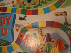 VINTAGE MILTON BRADLEY CANDY LAND BOARD GAME 1962 COMPLETE IN BOX