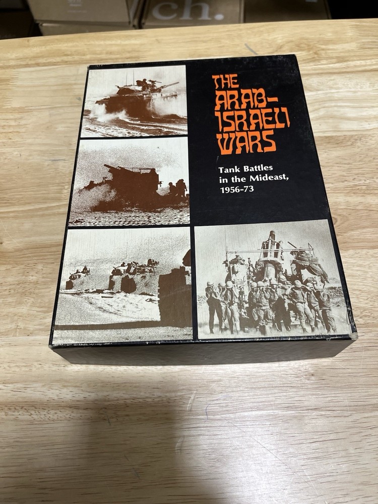 The Arab-Israeli Wars Board Game By Avalon Hill. Complete & Mostly Unpunched.