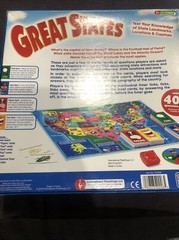 New – Game Zone Great States Board Game – Ages 7+ | 2-6 players