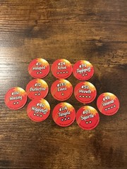 POG Pokemon Pogs 12 Total – Various Characters, Animals Theme