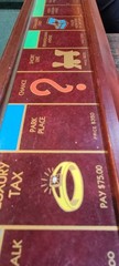 Monopoly Luxury Edition Wood Game Board 1991-Please Read Description