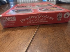 Vintage 1981 Stawberry Shortcake Game Basket Four “Berry” Fun Games Parker Bros