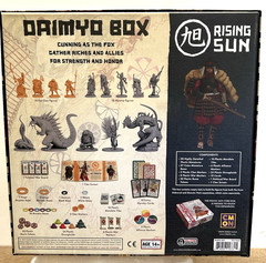 Rising Sun Daimyo Box Kickstarter Exclusive CMON Eric Lang COMPLETE Good Condit
