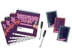 Telestrations After Dark Adult Party Game 4-6 Players Dry-Erase Markers