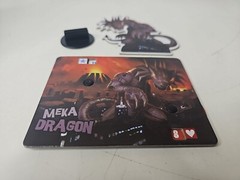 King Of Tokyo 2014 Edition ‘Meka Dragon’ Cardboard Figure/Monster Board Pieces