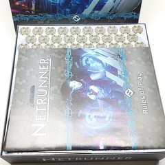 Android Netrunner Living Card Game Multi-Colored Unpunched + Overdrive Corp Pack