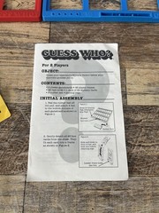 Guess Who? Vintage 1991 Board Game Milton Bradley 100% Complete w/ Instructions