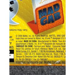 Mattel Mad Gab Card Game 2009 Edition 1200 Puzzles 2-12 Players G6850 NIB