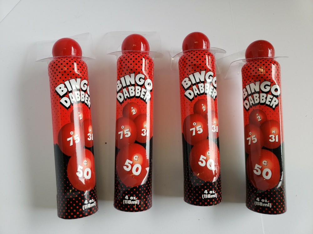 Bingo Dabber Dotter 4 Pack 118ml 4oz each brand new