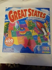 GREAT STATES BOARD GAME – GOLD SEAL BEST TOY AWARD WINNER GEOGRAPHY. NIB