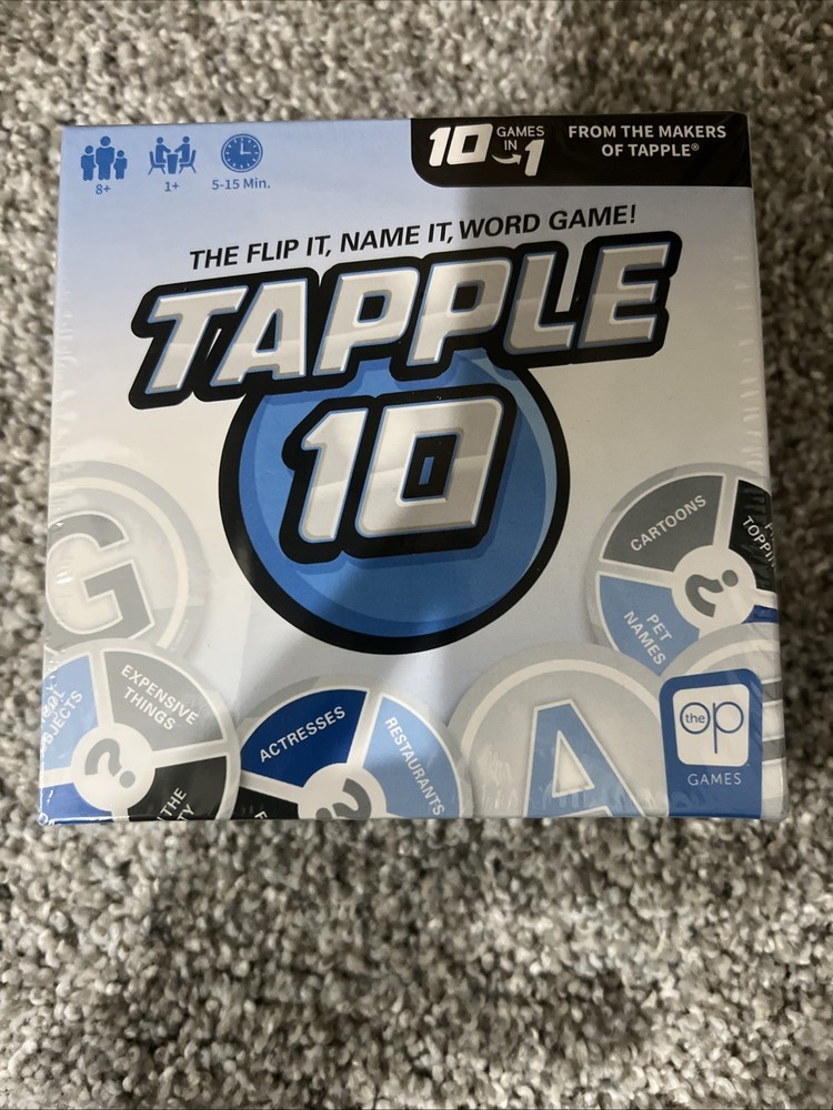 Tapple 10 [Board Game, 1-8 Players] NIB Still Shrink Wrapped