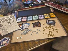 Hasbro Monopoly AC/DC Collector’s Edition Board Game, 2+ Players, Ages 8+