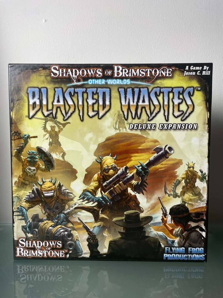 Shadows of Brimstone FFP07809 Blasted Wastes (Other Worlds Deluxe Expansion) EUC