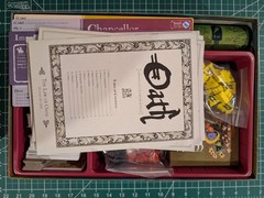 Oath: Chronicles of Empire & Exile. Kickstarter – Deluxe Coins and Secrets