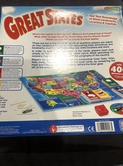New – Game Zone Great States Board Game – Ages 7+ | 2-6 players