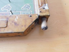 1934 Lindstrom Steeplechase Bagatelle Horse Race Game Wooden Pinboard