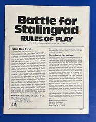 Battle for Stalingrad by John Hill. SPI, 1980. Punched VG/EX