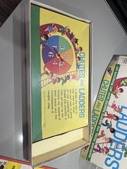 Milton Bradley Chutes and Ladders Board Game 1970 2+ Players Ages 4-10 4555