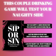 Freaky Couples Game – Sip Or Sin Drinking Game for Date Night & Valentine’s Gift