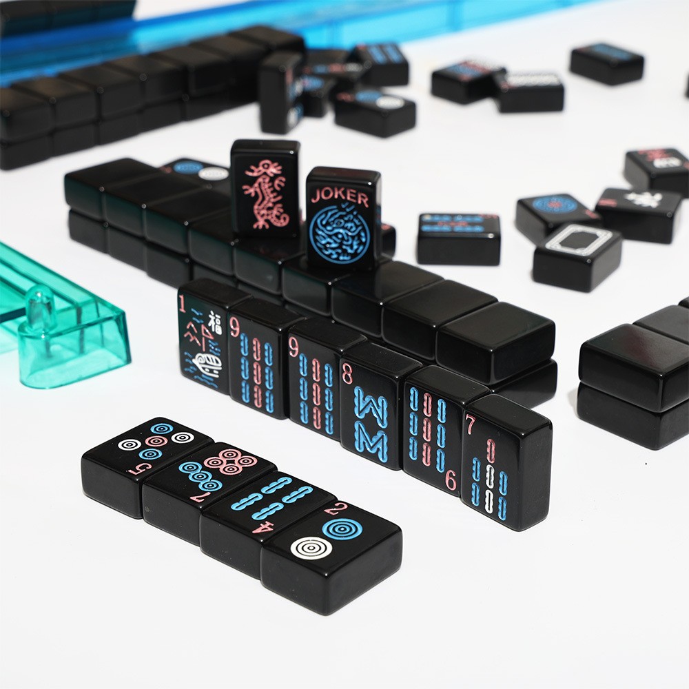 Pure black American Mahjong, 160 sheets