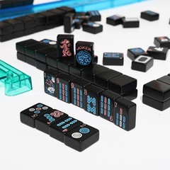 Pure black American Mahjong, 160 sheets