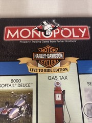 Monopoly Harley-Davidson Live To Ride Edition Board Game Factory Sealed USAopoly