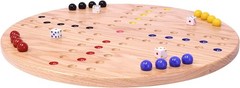 AmishToyBox.com 18″ Round Aggravation (Wahoo) Game Board Set, Solid Oak Wood